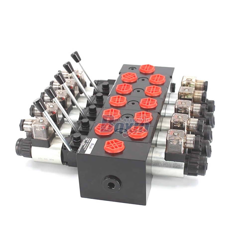DCV58 Manual and Solenoid Hydraulic Directional Valve main image