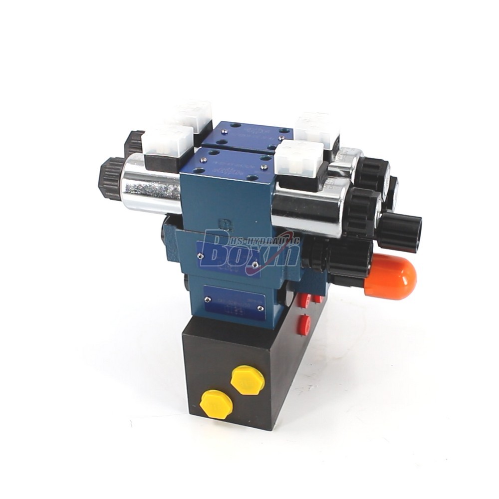 High Precision HSBS06 3 Spool Solenoid Operated Directional Valve main image