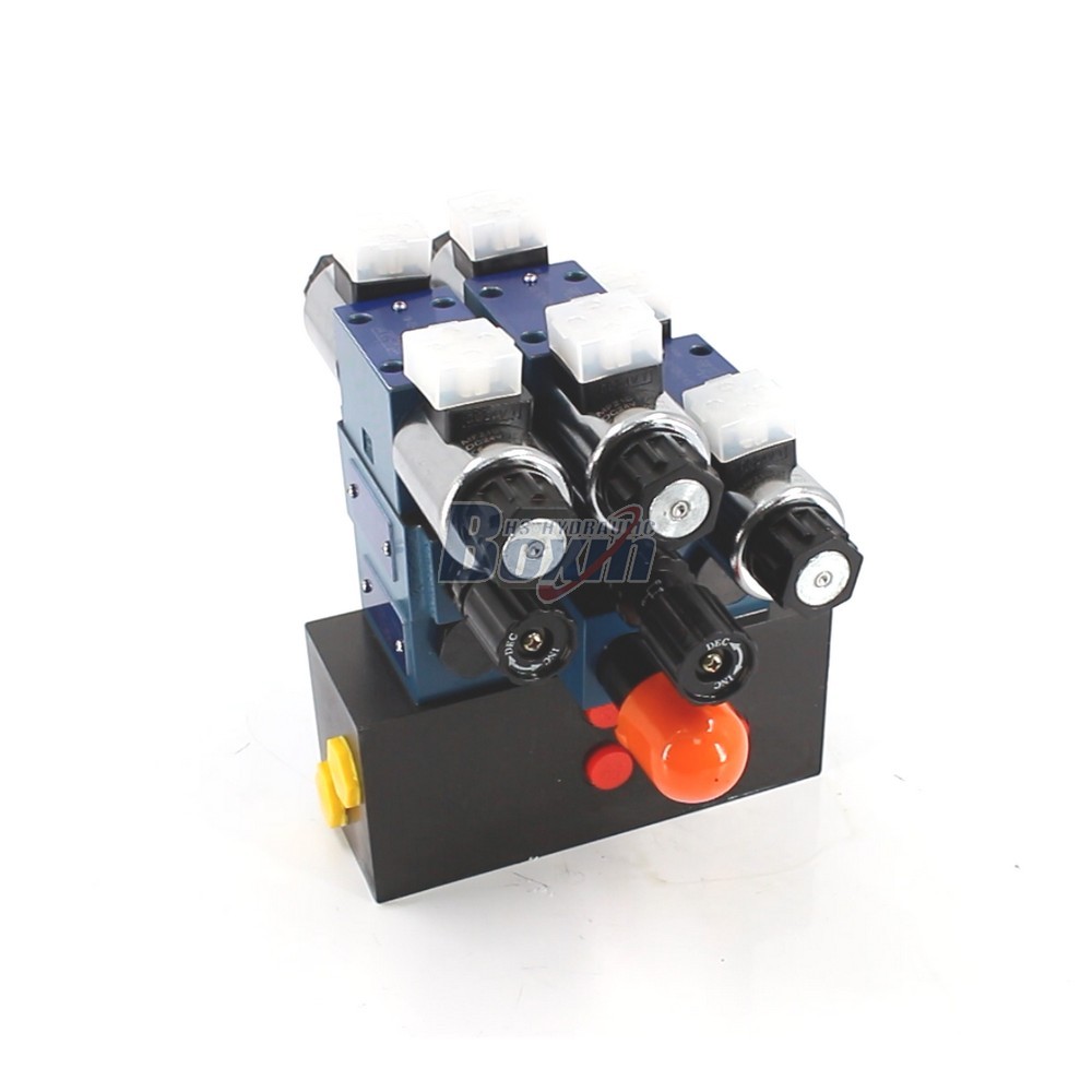 High Precision HSBS06 3 Spool Solenoid Operated Directional Valve main image