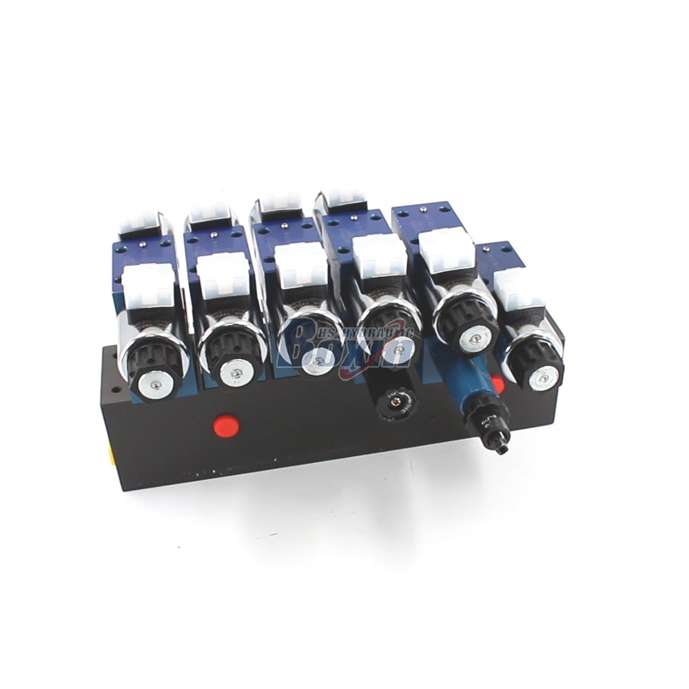 OEM/ODM Customization for HSBS06 Solenoid 6 Spool Control Valve main image