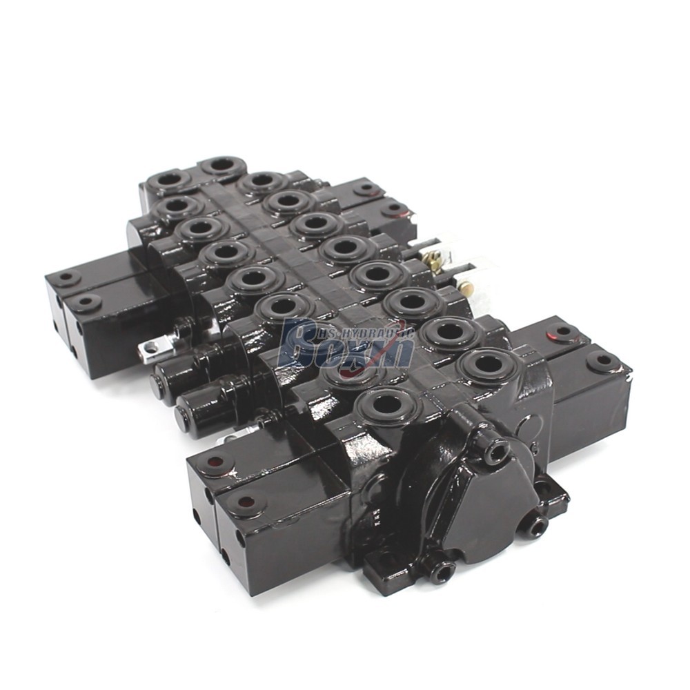 HSW50 Series 8 Spool Monoblock Control Valve for Hydraulic Systems main image