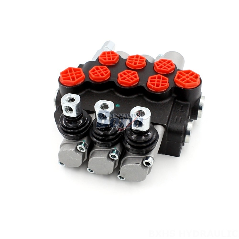 P40-G12-G38-OT-OT-OT 3-Spool Hydraulic Directional Valve | Factory Direct & Customizable main image