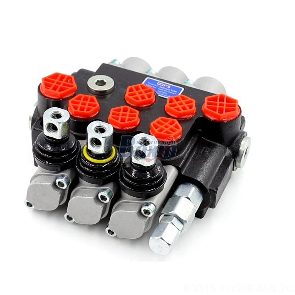 P40 Manual 3 Spool Monoblock Directional Valve main image