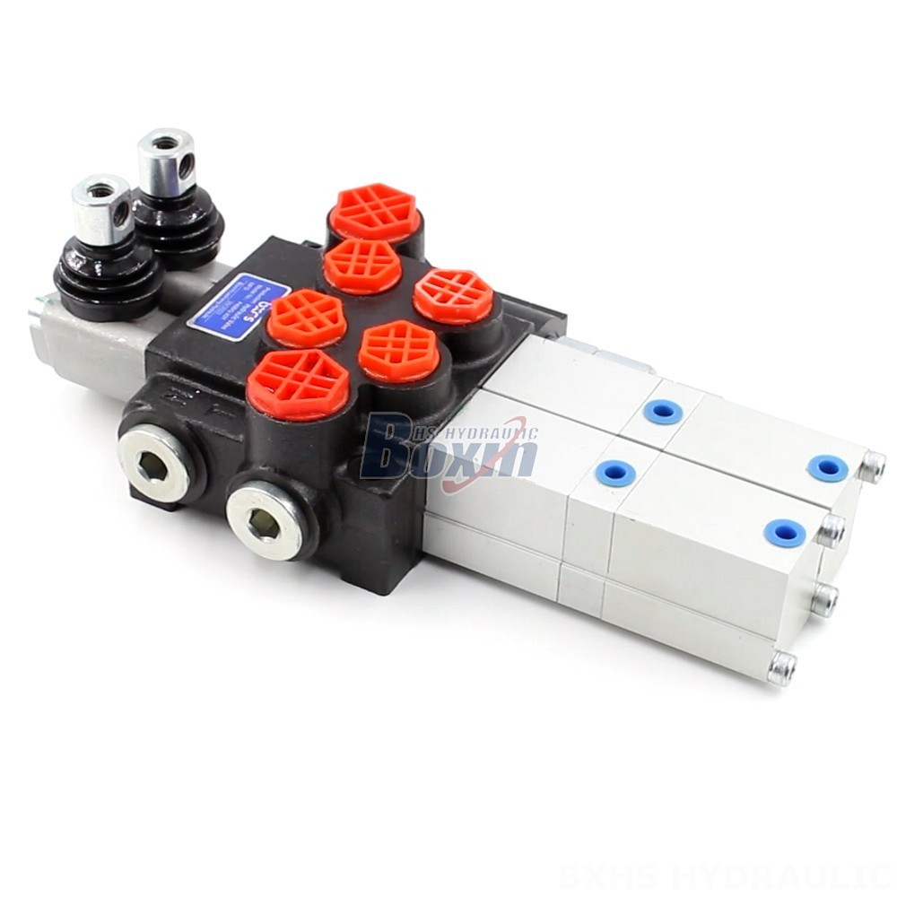 P40 Pneumatic 2 Spool Monoblock Directional Valve cover photo