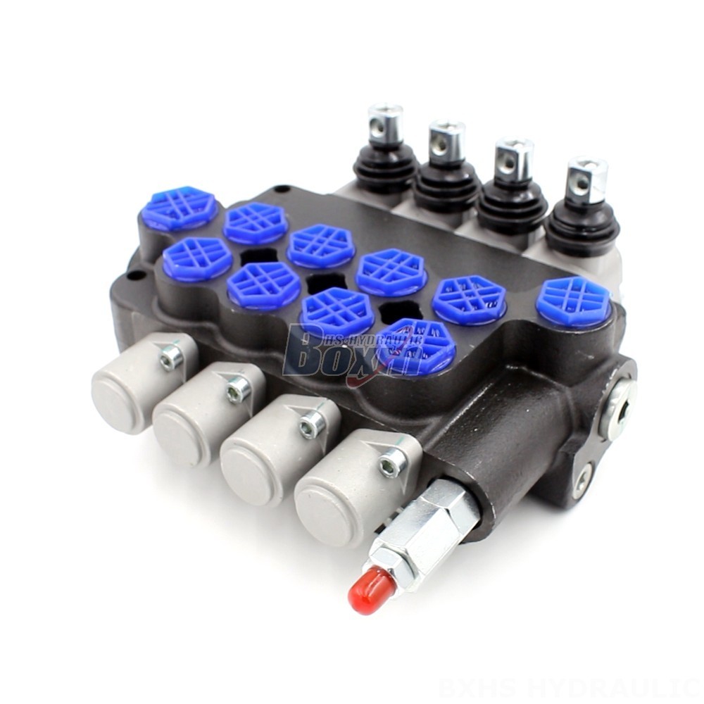 4 Spool Directional Valve Manufacturer | Custom P80-G12-G34 Valves Available main image