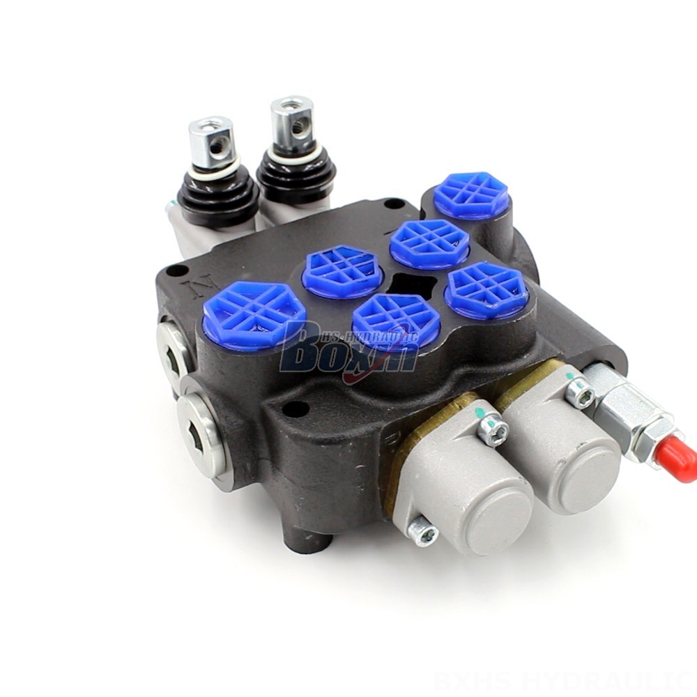 P80-G12-G38-QW 2-Spool Directional Valve: Efficient Fluid Power Control main image