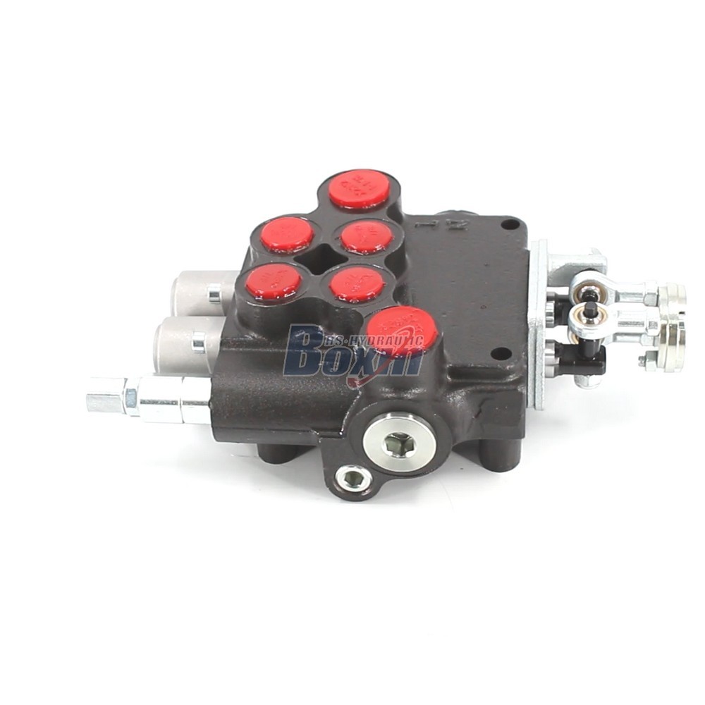 P80-U1-J2OT Joystick 2 Spool Monoblock Directional Valve for Hydraulic Systems cover photo