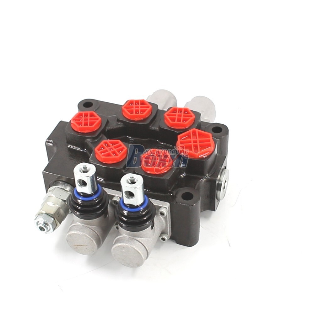 Q75 Hydraulic Monoblock Valve 2 Spool Manual Control Lever main image