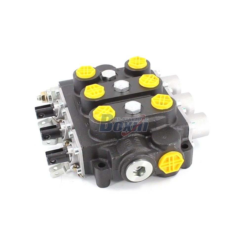 RD5300NPT-3OT Manual 3 Spool Hydraulic Control Valve for Heavy Duty Applications main image