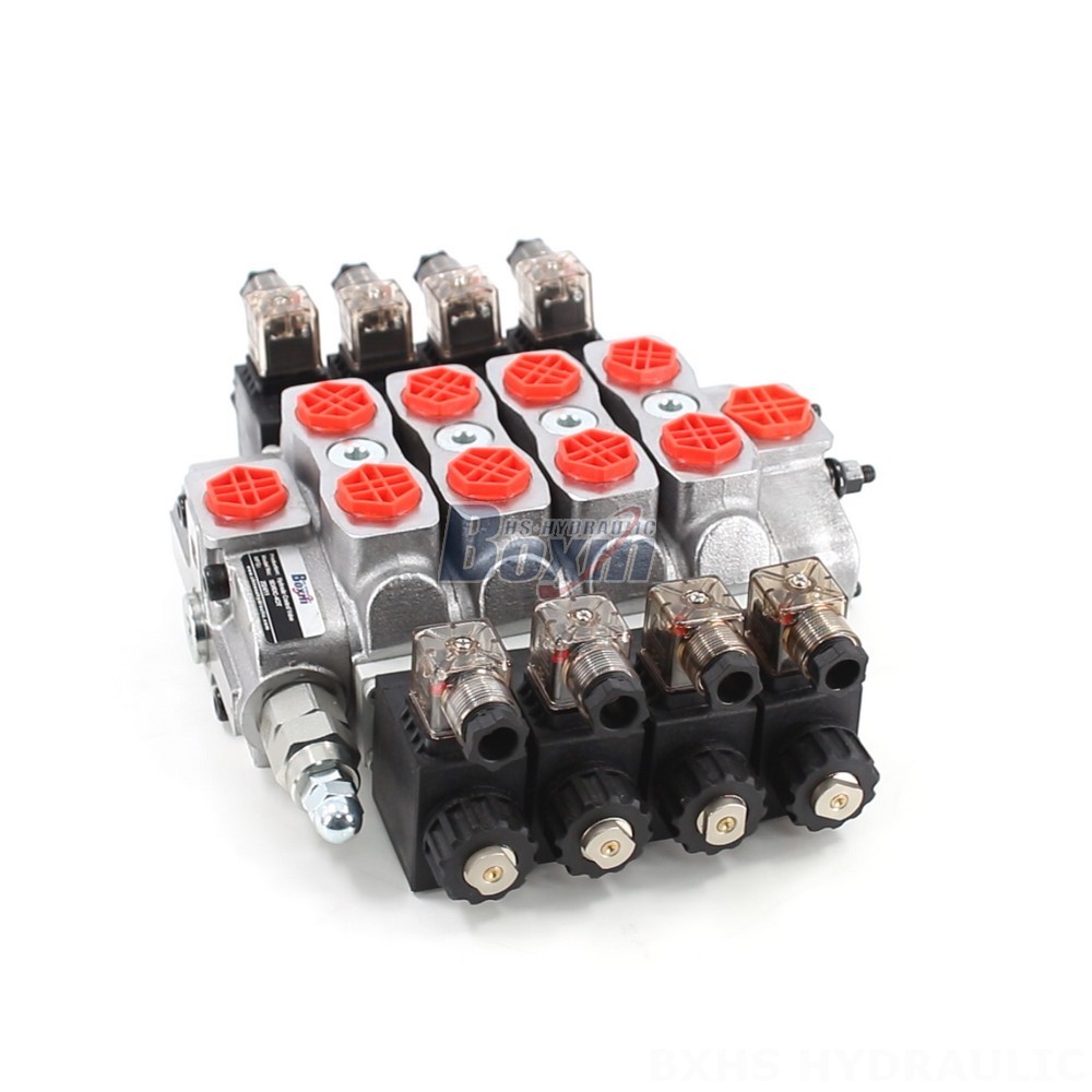 Direct from Factory: SD8 4-Spool Solenoid Hydraulic Directional Valve main image