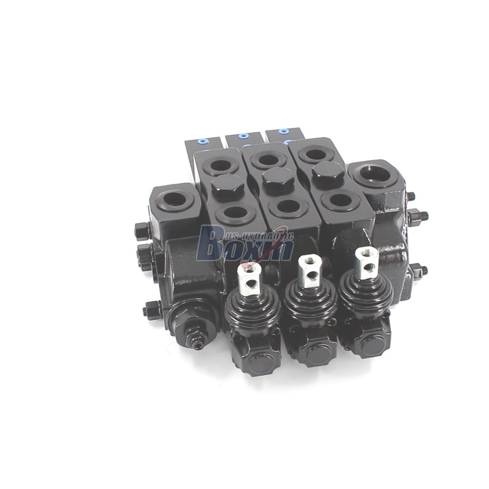 Custom OEM ODM Service for SDS180Q Pneumatic and Manual 3 Spool Sectional Directional Valve cover photo