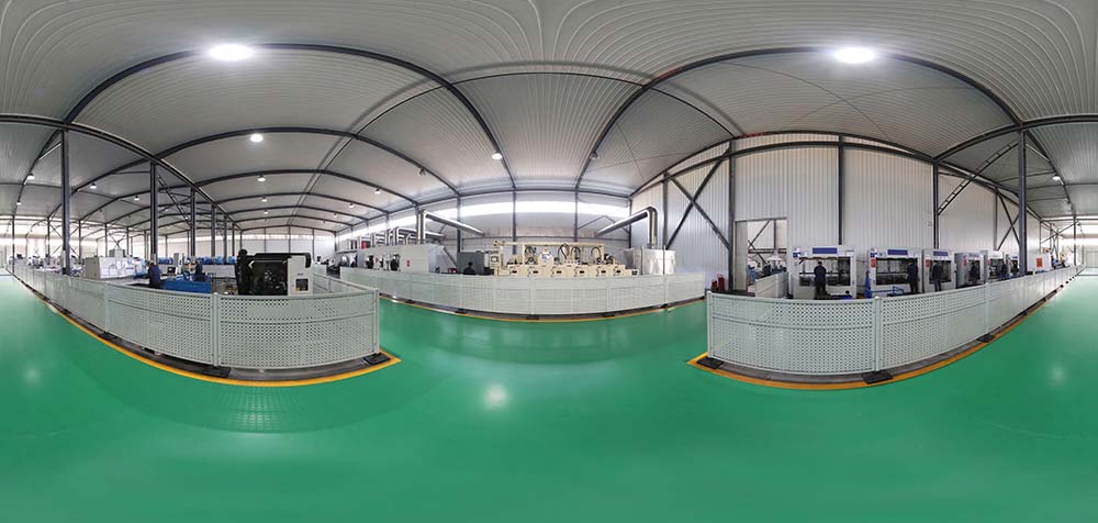 มุมมองพาโนรามา 360° ของโรงงาน Boxinhuasheng Hydraulic