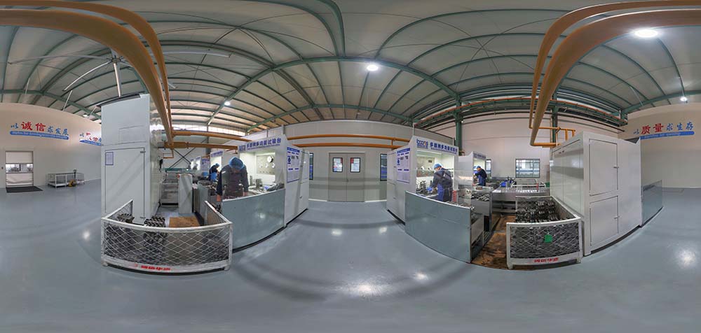 มุมมองพาโนรามา 360° ของโรงงาน Boxinhuasheng Hydraulic